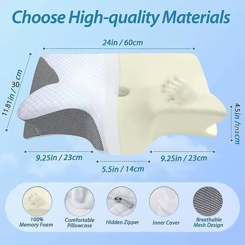 SleepRelief™️ Orthopedic Pillow