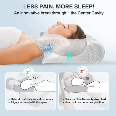 SleepRelief™️ Orthopedic Pillow